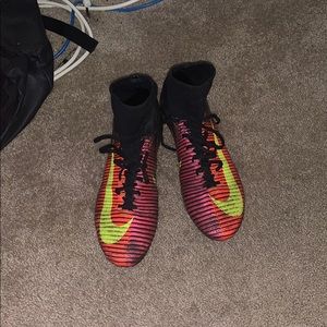 Nike super fly soccer cleats.